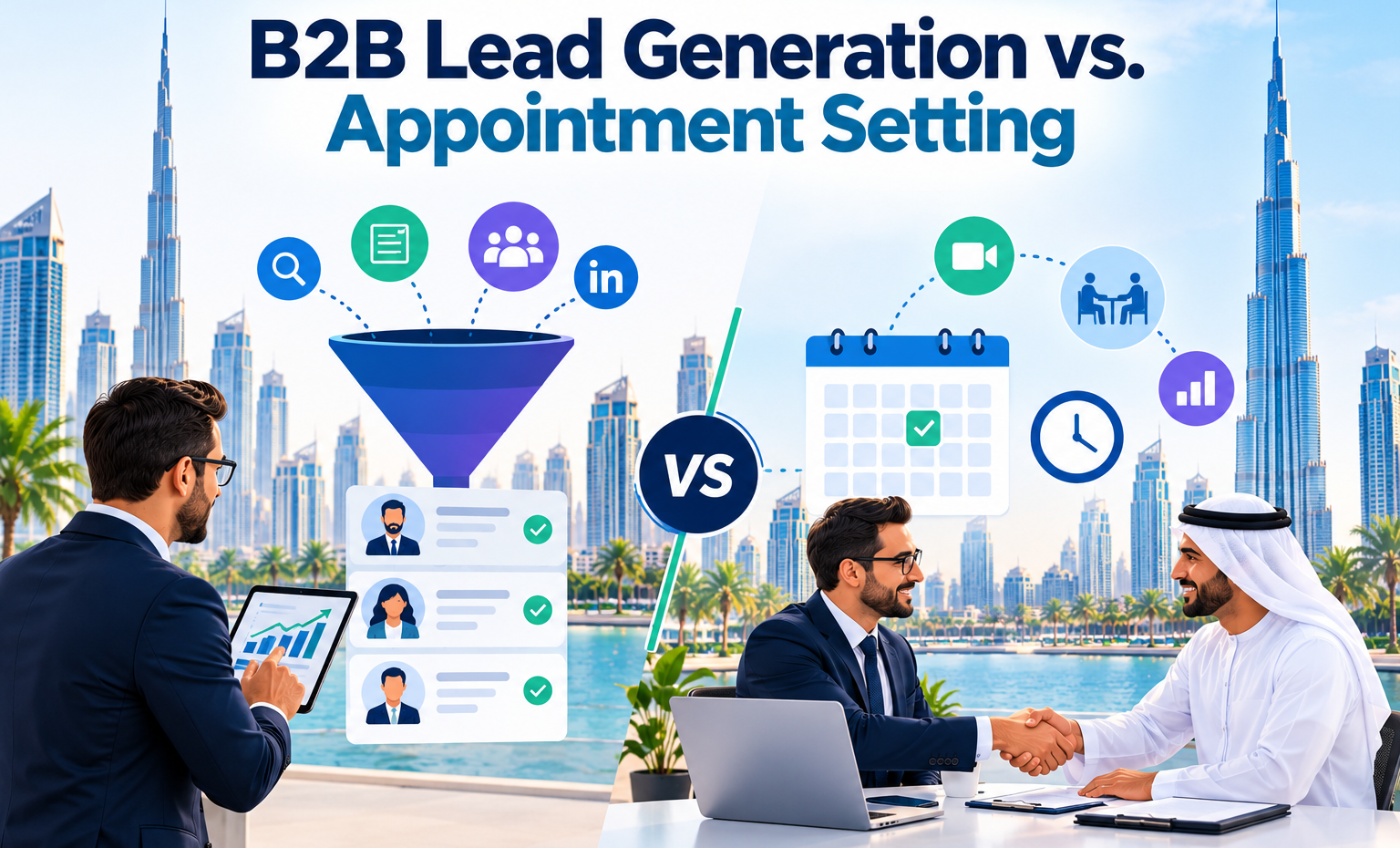 B2B Lead Generation vs. Appointment Setting